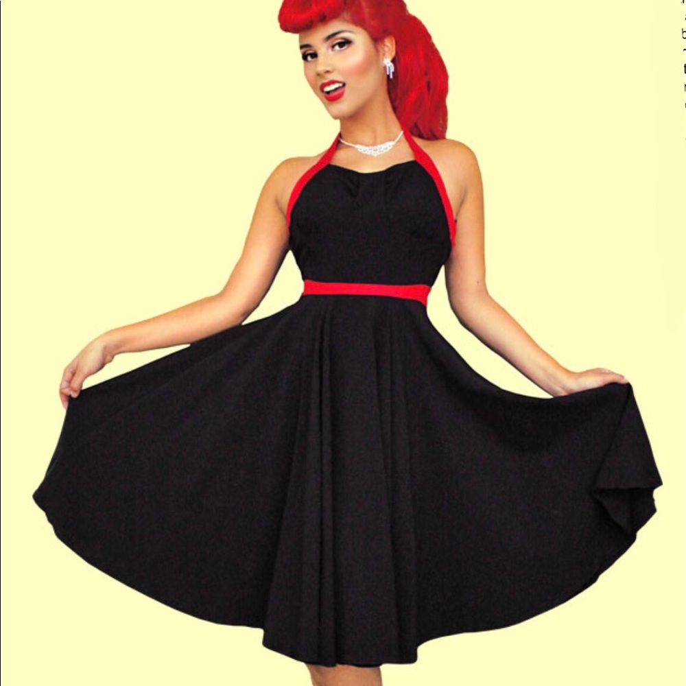 Steady Black Halter Dress  NWT